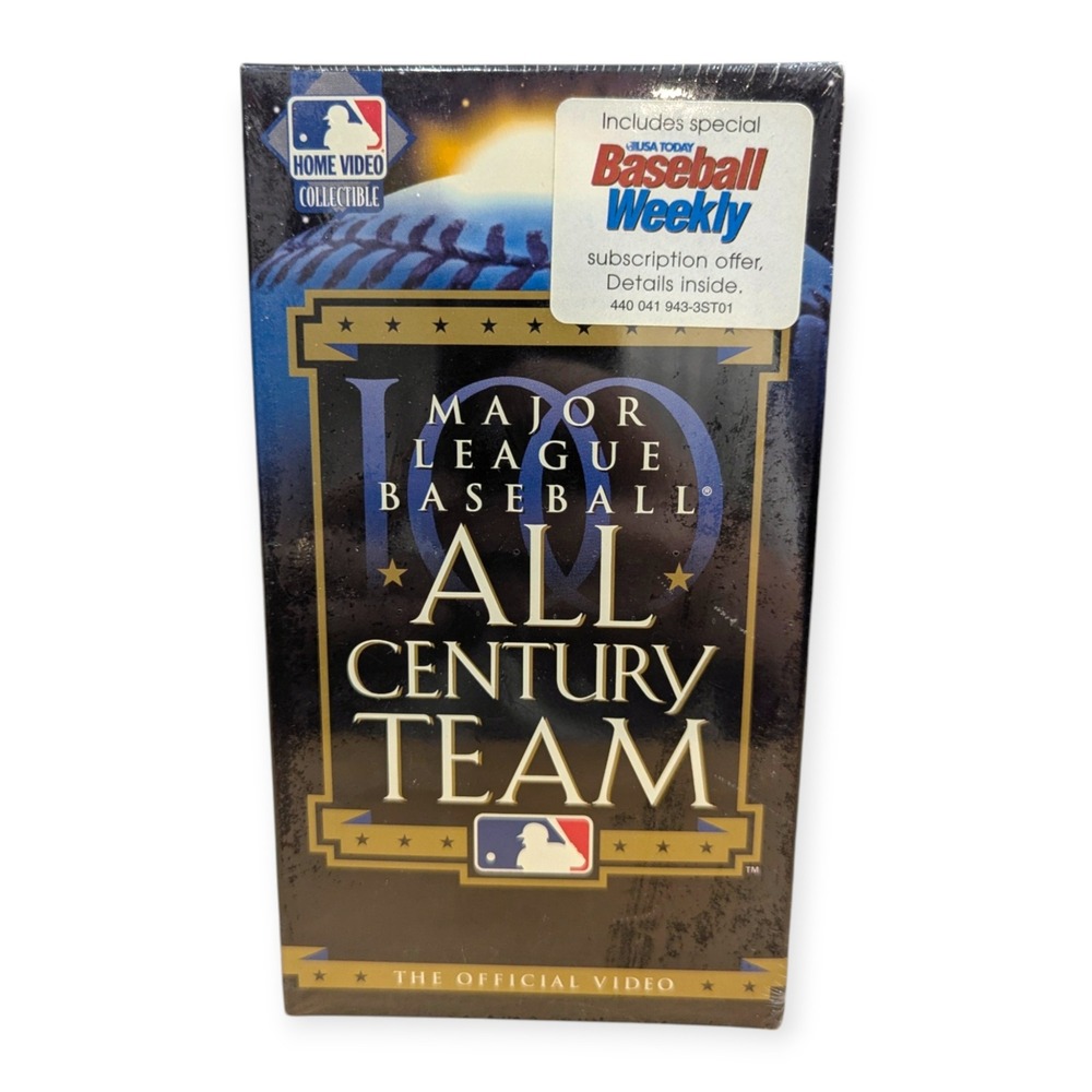 MLB All Century Team Official Video VHS 1999 Factory Sealed New MLB Productions